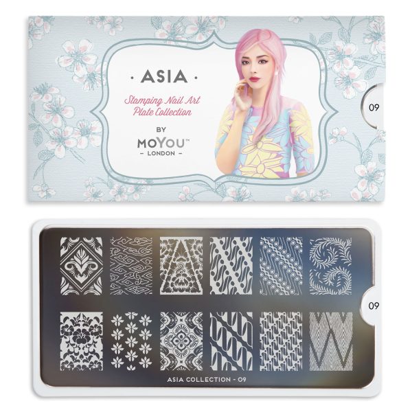 Asia nail art image plate 09