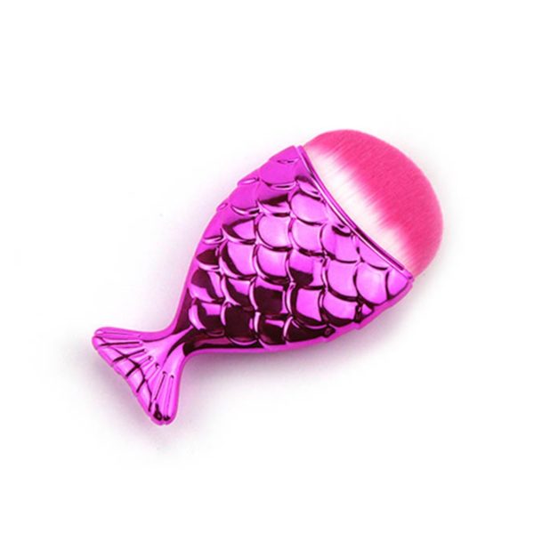 fish brush pink