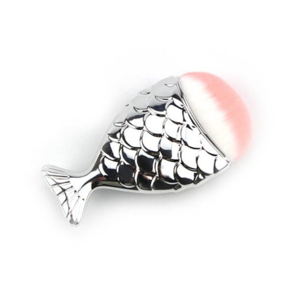 fish brush silver