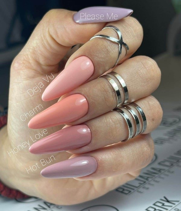 classic nude pastel hand