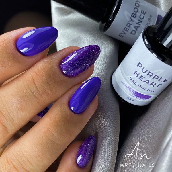 Arty nails gel polish Purple heart