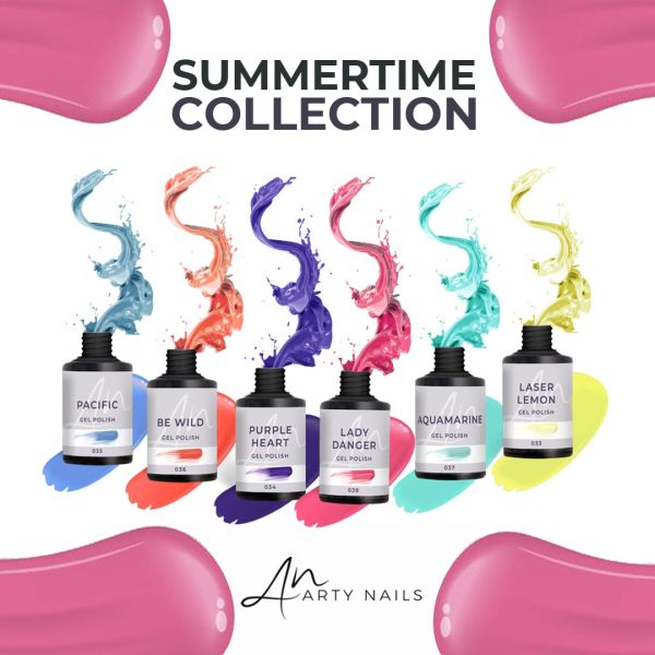 arty nails summertime collection