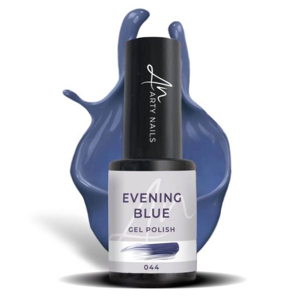 044 evening blue gel polish