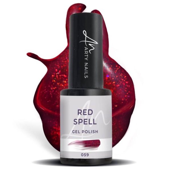 059 red spell gel polish