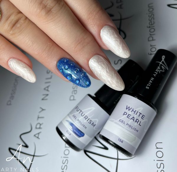 arty nails trajni lak white pearl 2