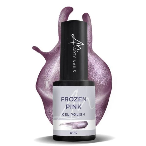 093 frozen pink gel polish