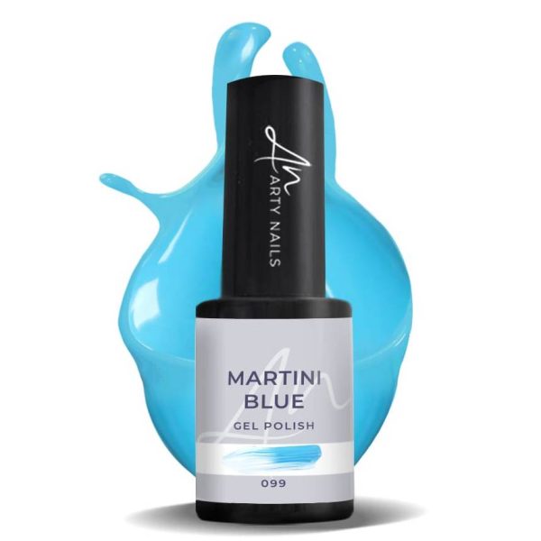 099 martini blue gel polish