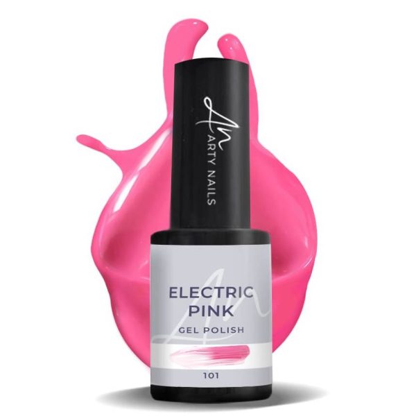 101 electric pink gel polish