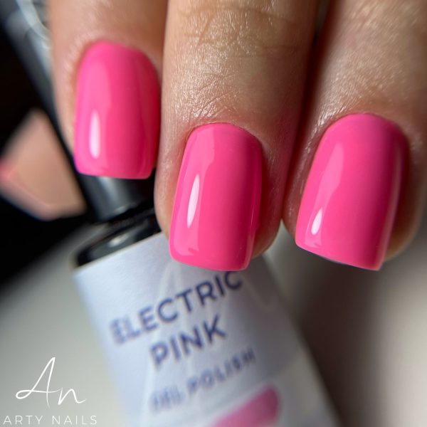 electric pink hand