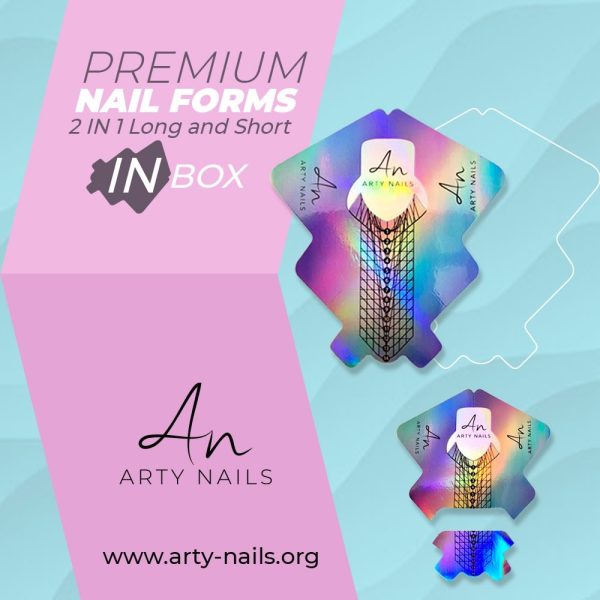 arty nails nail forms 2 in 1