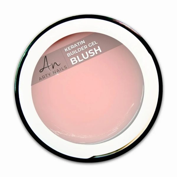 blush keratin builder gel color