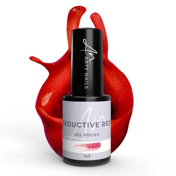 143 seductive red gel polish