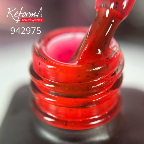 gel polish red jam color