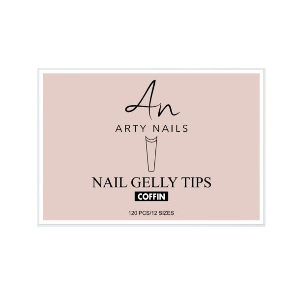 gelly nail tips coffin