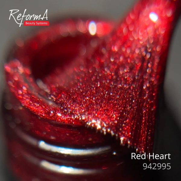 red heart gel polish color